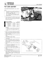 Предварительный просмотр 69 страницы Honda V30 Magna Manual