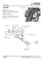 Предварительный просмотр 72 страницы Honda V30 Magna Manual