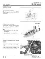 Предварительный просмотр 88 страницы Honda V30 Magna Manual