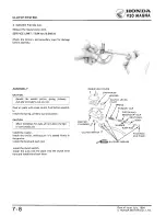 Предварительный просмотр 109 страницы Honda V30 Magna Manual