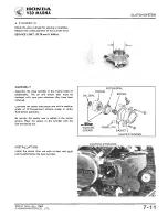 Предварительный просмотр 112 страницы Honda V30 Magna Manual