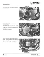 Предварительный просмотр 113 страницы Honda V30 Magna Manual