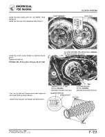 Предварительный просмотр 124 страницы Honda V30 Magna Manual