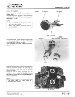 Предварительный просмотр 179 страницы Honda V30 Magna Manual