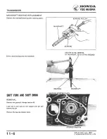 Предварительный просмотр 189 страницы Honda V30 Magna Manual