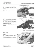 Предварительный просмотр 204 страницы Honda V30 Magna Manual