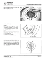 Предварительный просмотр 210 страницы Honda V30 Magna Manual