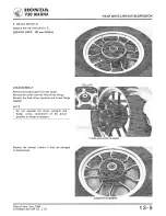 Предварительный просмотр 232 страницы Honda V30 Magna Manual