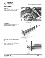 Предварительный просмотр 240 страницы Honda V30 Magna Manual