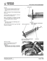 Предварительный просмотр 242 страницы Honda V30 Magna Manual