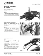 Предварительный просмотр 251 страницы Honda V30 Magna Manual