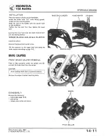 Предварительный просмотр 259 страницы Honda V30 Magna Manual