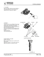 Предварительный просмотр 261 страницы Honda V30 Magna Manual