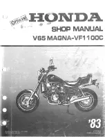 Honda V65 MAGNA Shop Manual предпросмотр