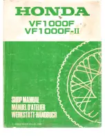 Предварительный просмотр 2 страницы Honda VF1000F 1985 Shop Manual