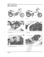 Предварительный просмотр 6 страницы Honda VF1000F 1985 Shop Manual