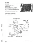 Предварительный просмотр 70 страницы Honda VF1000F 1985 Shop Manual