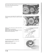 Предварительный просмотр 109 страницы Honda VF1000F 1985 Shop Manual