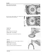 Предварительный просмотр 111 страницы Honda VF1000F 1985 Shop Manual