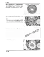 Предварительный просмотр 114 страницы Honda VF1000F 1985 Shop Manual