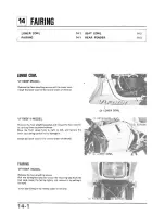 Предварительный просмотр 191 страницы Honda VF1000F 1985 Shop Manual