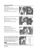 Предварительный просмотр 206 страницы Honda VF1000F 1985 Shop Manual