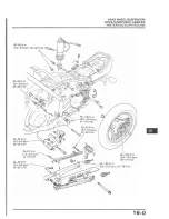 Предварительный просмотр 222 страницы Honda VF1000F 1985 Shop Manual