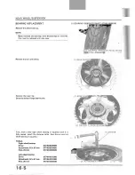 Предварительный просмотр 227 страницы Honda VF1000F 1985 Shop Manual