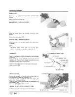 Предварительный просмотр 254 страницы Honda VF1000F 1985 Shop Manual