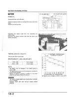 Предварительный просмотр 258 страницы Honda VF1000F 1985 Shop Manual