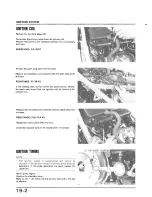 Предварительный просмотр 263 страницы Honda VF1000F 1985 Shop Manual