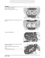 Предварительный просмотр 281 страницы Honda VF1000F 1985 Shop Manual