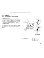 Предварительный просмотр 69 страницы Honda VFR Owner'S Manual