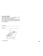 Предварительный просмотр 105 страницы Honda VFR Owner'S Manual