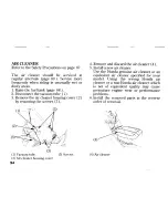 Предварительный просмотр 106 страницы Honda VFR Owner'S Manual