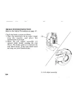 Предварительный просмотр 136 страницы Honda VFR Owner'S Manual