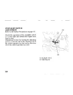 Предварительный просмотр 142 страницы Honda VFR Owner'S Manual