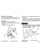 Предварительный просмотр 49 страницы Honda VFR750F 1993 Owner'S Manual