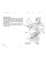 Предварительный просмотр 52 страницы Honda VFR750F 1993 Owner'S Manual