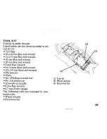 Предварительный просмотр 67 страницы Honda VFR750F 1993 Owner'S Manual