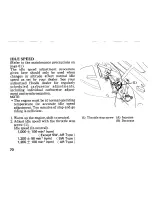 Предварительный просмотр 78 страницы Honda VFR750F 1993 Owner'S Manual