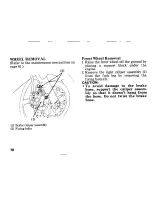 Предварительный просмотр 86 страницы Honda VFR750F 1993 Owner'S Manual