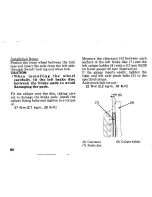 Предварительный просмотр 88 страницы Honda VFR750F 1993 Owner'S Manual