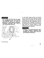 Предварительный просмотр 89 страницы Honda VFR750F 1993 Owner'S Manual