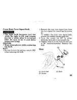 Предварительный просмотр 101 страницы Honda VFR750F 1993 Owner'S Manual