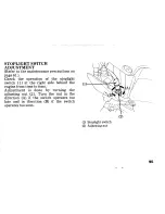 Предварительный просмотр 103 страницы Honda VFR750F 1993 Owner'S Manual