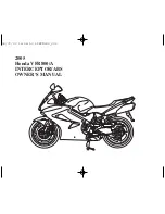 Preview for 2 page of Honda VFR800 2005 Owner'S Manual