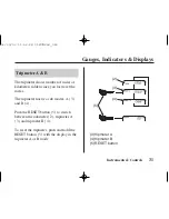 Предварительный просмотр 40 страницы Honda VFR800A Owner'S Manual