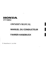 Preview for 3 page of Honda VT1100C2 Owner'S Manual