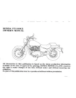 Preview for 5 page of Honda VT1100C2 Owner'S Manual